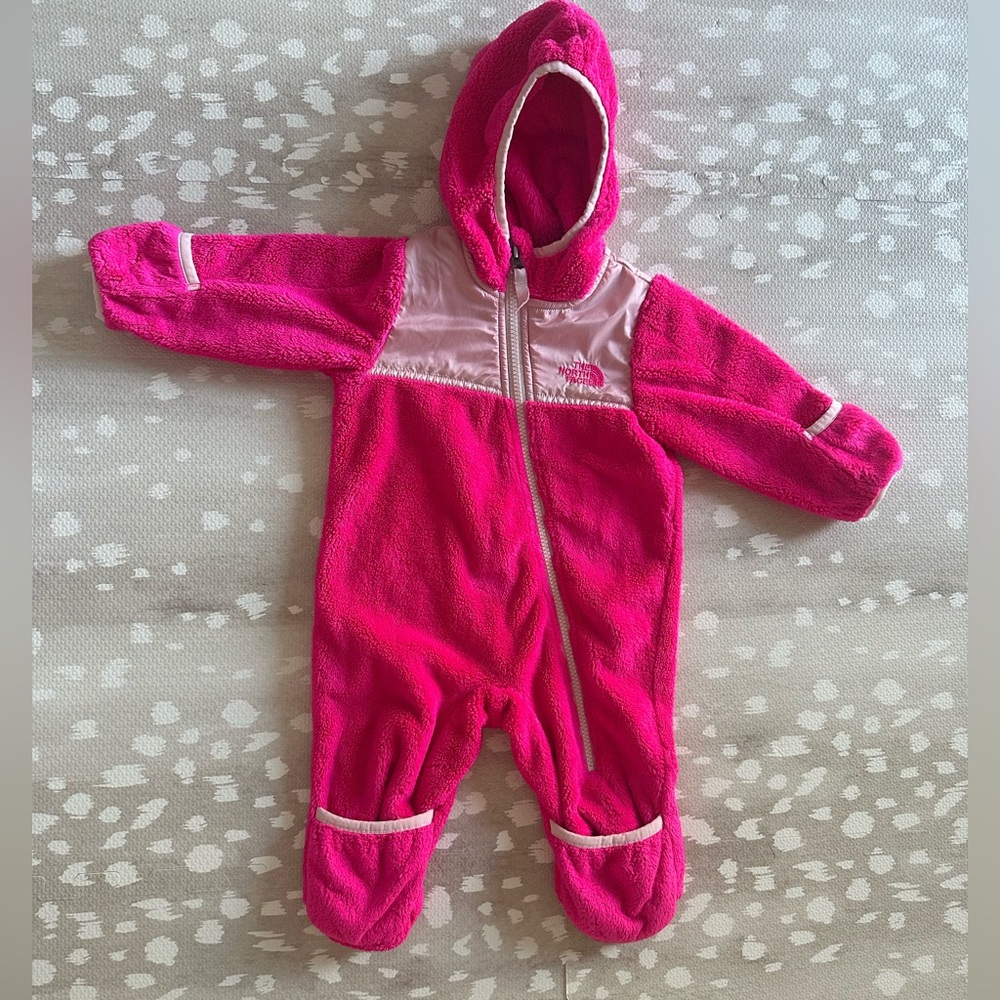 The North Face Bright Pink Kids One Piece